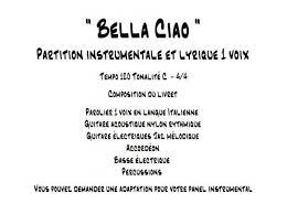 Learn vocabulary, terms and more with flashcards, games and other study tools. Parole Bella Ciao Espagnol