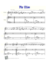 Learn more about, print and play one of the most beloved classical piano pieces of all times. Fur Elise Violin Solo
