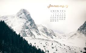 January 2018 Calendar Mac Laptop Background Gold Winter Mountains Hintergrundbilder Hintergrundbilder Iphone Bilder