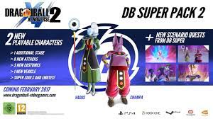 We did not find results for: Dragon Ball Xenoverse 2 Dragon Ball Super Pack 2 Dlc Details Revealed Animeblurayuk