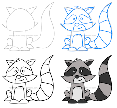 All you will need is a pencil, an eraser, and a sheet of paper. How To Draw A Raccoon Clip Art That Looks Really Cute