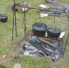 Have a campfire anywhere in seconds with the easy to set up adventure kings portable steel fire pit. Old Fashioned Outdoor Cooking You Can Buy These Here Fire Pit Cooking Outdoor Cooking Camping Cooking Equipment