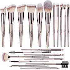 Bestope 20 Pcs Makeup Brushes Premium Synthetic Contour Concealers Foundation Powder Eye Shadows Makeu In 2020 Bestope Makeup Brushes Makeup Brush Kit Makeup Brush Set