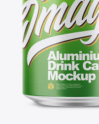 Download 350ml Matte Aluminium Drink Can Mockup In Can Mockups On Yellow Images Object Mockups PSD Mockup Templates
