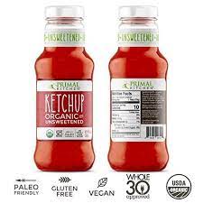 Great spice level with just enough heat to surprise your tongue and a hit of vinegar. Primal Kitchen Organic Unsweetened Ketchup Non Gmo Vegan Gluten Free Paleo Friendly No Hfcs Or Cane Sugar Whole 30 Approved Walmart Com Walmart Com
