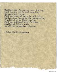 Typewriter Series 1081 By Tyler Knott Gregson Broken Words Inspirational Quotes Collection Tyler Knott Gregson