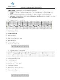 Ekg Practice Strips Pdf Fill Out And Sign Printable Pdf Template Signnow