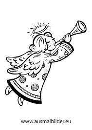 Ausmalbilder Weihnachtsengel Christkind