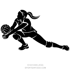Volleyball Dig Girl Sportsartzoo Volleyball Drawing Volleyball Dig Volleyball Clipart
