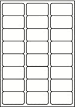 Compulabel direct thermal labels, 2 1/4 x 1 1/4 inch, white, roll, permanent adhesive, perforations triangles labels (30 per page) design labels with ease! 25 Sheets Of A4 Labels 24 Labels Per Sheet Size 63 5mm X 33 9mm Amazon Co Uk Stationery Office Supplies