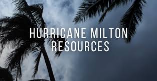 Hurricane Milton: Resources for Recovery