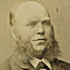 Goteborg Gothenburg CDV Photo Swedish Man Mutton Chop Beard James Bourn  1880s B3