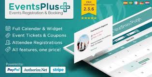 Wordpress Events Calendar Registration Booking 2 1 7 Codecanyon Plugin Event Calendar Calendar Widget Calendar