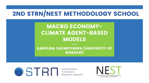 Macro economy-climate agent-based models