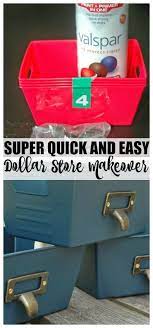 Dollar Tree Plastic Storage Container Makeover Dollar Store Diy Dollar Stores Dollar Store Organizing