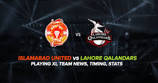 Lahore qalandars and islamabad united set to lock horns in the first match in this new phase, hosted in the uae. Match 27 Islamabad United Vs Lahore Qalandars Playing Xi Team News Timing Pitch Report Changes Green Team