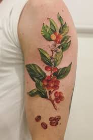 40 coffee cup tattoo designs for men java ink ideas. Coffee Plant Tattoo Get An Inkget An Ink
