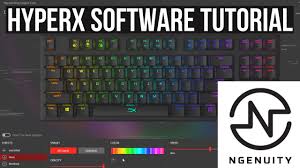 Hyperx Ngenuity Software Tutorial For Mechanical Keyboard Save Rgb Profiles And Macros May 2020 Youtube
