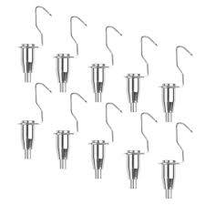 Next, string the art wire between the two eye hooks, leaving room to give way for hanging. 10pcs Painting Hook Display Hanger Adjustable Metal Wirerope Picture Hanging Art Gallery Exhibition Accessory Strong Bearing Hooks Rails Aliexpress