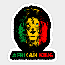 Jul 20, 2021 · note: African King Lion With Africa Flag Colors Black Pride African King Sticker Teepublic