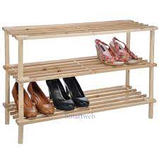 Holz strahlt natürlichkeit und wärme aus. Schuhregal Aus Holz Mit 3 Boden Schuhregal Kaufland De