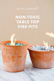 A raku clay would work. You Have To See These Diy Non Toxic Table Top Fire Pits