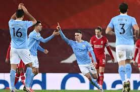 Liverpool played against manchester city in 2 matches this season. Liverpool 1 4 Manchester City One Hand On The Title