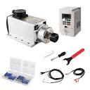 CNC Spindle Motor kits, 220V 4KW 4000W Air Cooled Spindle Motor ...