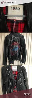 Tommy Hilfiger Rolling Stones Leather Jacket Leather Jacket Jackets Tommy Hilfiger