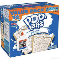 Elmer S Glue Flavored Pop Tarts In 2020 Pop Tart Flavors Pop Tarts Funny Food Memes