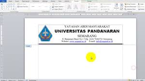 ✔mau tahu bagaimana cara membuat kop surat di microsoft word 2010, word 2013 hingga word 2016? Cara Membuat Kop Surat Dalam Microsoft Word Letterhead Youtube