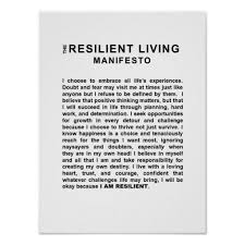 Motivation The Resilient Living Manifesto Poster Manifesto Design Brand Manifesto Manifesto Poster