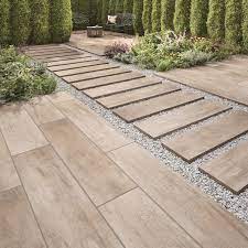 Consider tiles for your patio floor as there are so many beautiful designs becoming available lately. Lodge Natural Outdoor Plank Effect Porcelain 1200x300 Cheshire Sandstone Outdoor Gardens Design Outdoor Tile Patio Patio Garden Design
