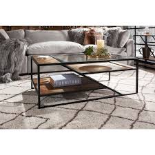 District Cocktail Table Gunmetal American Signature Furniture Coffee Table Furniture Reclining Sofa Living Room