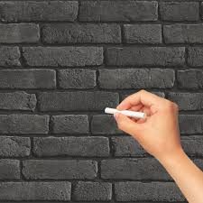 1280x800 black brick wallpaper black brick wall wallpaper. Erasable Black Bricks Wallpaper