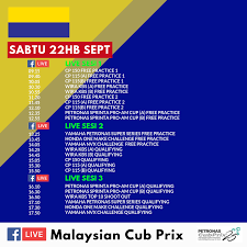 Boon siew honda (bsh) has officially introduced the latest colour options for the 2017 honda rs150r supercub. Jadual Perlumbaan Kangar Kompleks Malaysian Cub Prix Facebook