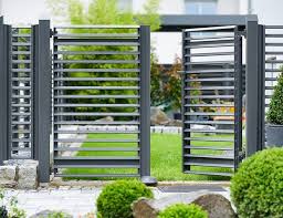 Aluzaun Denver Alu Zaun Zaun Sichtschutz Lamellen