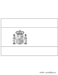 Flag of spain describes about several regimes, republic, monarchy, fascist corporate state, and communist people with country information, codes, time zones, design, and symbolic meaning spain flag updated the flag of spain was adopted in the year 1978 by the spanish constitution. Flag Of Spain Colouring Pages Flag Printable Spain Flag Flag Coloring Pages