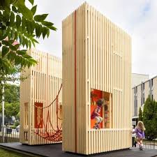 Children S Playhouse Sam Pam Office Of Mcfarlane Biggar Architects Designers Inc Play Houses Build A Playhouse Playgrounds Architecture