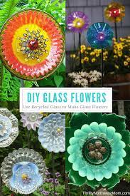 The glass garden flowers tend to be cheaper than you choose aluminum garden. Glass Flowers Using Recycled Glass Plates To Make Beautiful Flower Art Thrifty Nw Mom