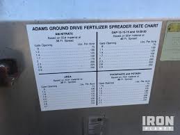 adams dry fertilizer spreader in benton iowa united states