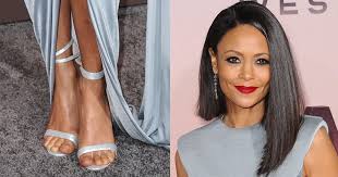 Aug 27, 2020 · thandie newton 's july interview with vulture nearly broke the internet thanks to the emmy winner's revealing stories about working with tom cruise and dealing with sexism and racism during the. Thandie Newton Rocks Asymmetrical Long Bob Haircut At Westworld Premiere