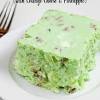 Gelatin pretzel salad dressed up for thanksgiving recipe. 3