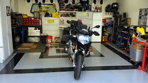 Good Layout Setup For Home Motorcycle Shop Garage Adventure Rider