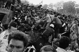 The heysel stadium disaster was a human stampede that occurred on 29 may 1985 when mostly juventus fans escaping from a breach by liverpool fans were pressed against a collapsing wall in the heysel stadium in brussels, belgium. Coronavirus Crisis Restricts Heysel Disaster Remembrance