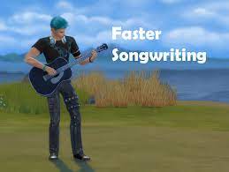 The lyrics option will increase the writing lyrics of instruments. Mod The Sims Faster Songwriting