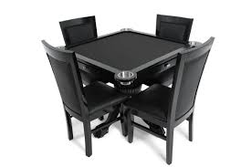 A Perfect Table For Dominos Mahjong Board Games And Card Games Multi Game Table Card Game Table 4 Dining Chairs