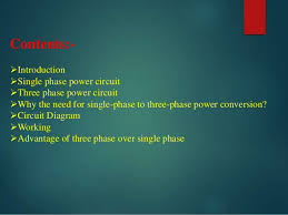 Sir iwant single phase to three phase converter circuit for small model designing (eg:12v single phase to three phase convertor) thankyou am because of my current interest in these machines, what would be especially interesting would be to get a circuit diagram. Single Phase To Three Phase Converter