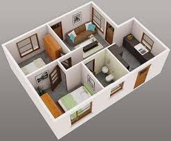 3d Plan Design And Interior Decorating Wish To Renovate Or Construct Your New Dream House Why You Are Lat Two Bedroom House Simple House Design House Plans