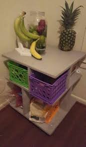 My Fresh Produce Table Using Crates To Organize Dry Fruit And Veggies That Don T Need To Be Refrigerated Fresh Produce Fruits And Veggies Crates